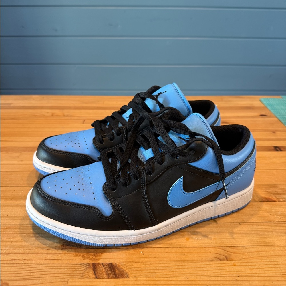 Nike Air Jordan 1 Low - Black and Light Blue